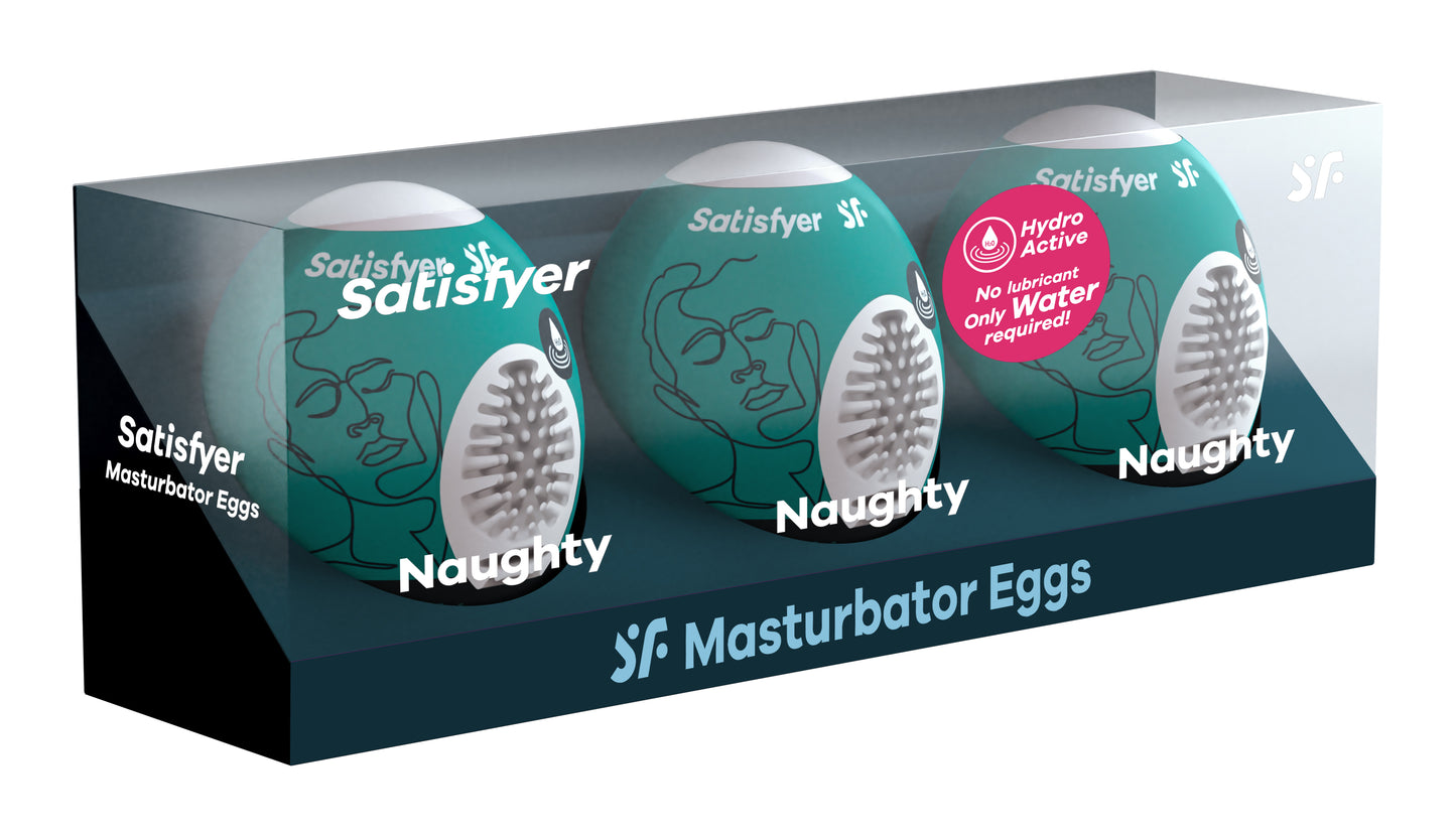 3 Pc Set Masturbator Egg Naughty