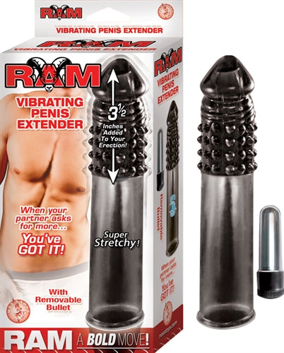 Ram Vibrating Penis Extender Smoke