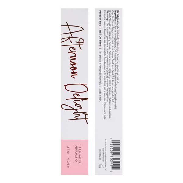 Afternoon Delight Perfume With Pheromones Tropical Floral 3 Oz
