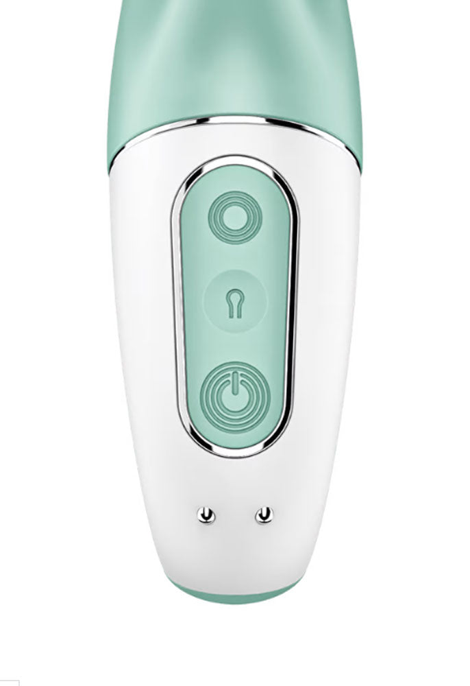 Satisfyer Air Pump Bunny 5 Plus Inflatable Rabbit Vibrator - Mint