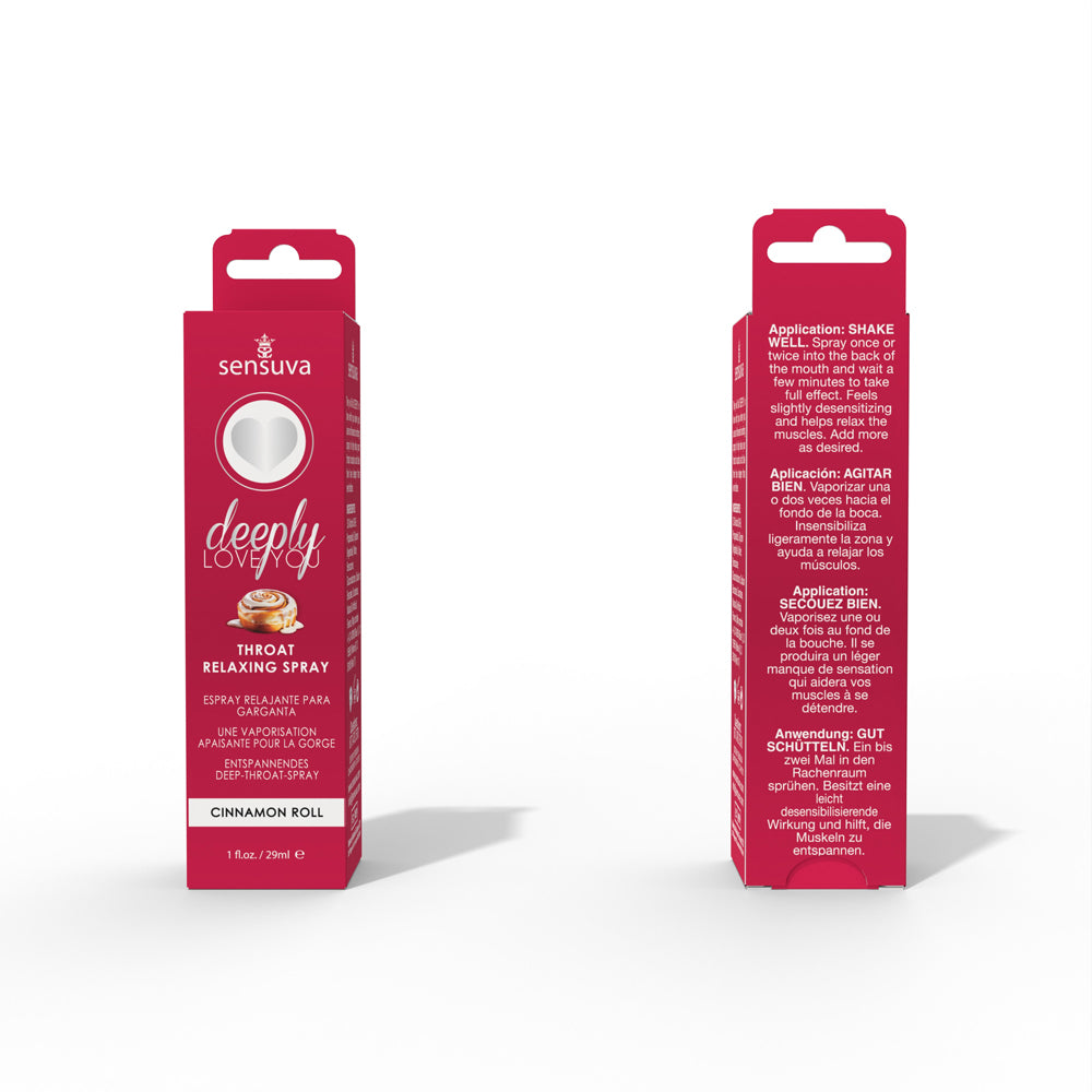 Deeply Love You Throat Relaxing Spray Cinnamon Roll 1 Fl. Oz.