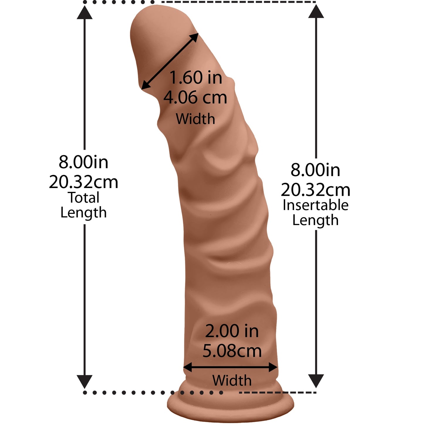 The D Ragin' D Inch Caramel