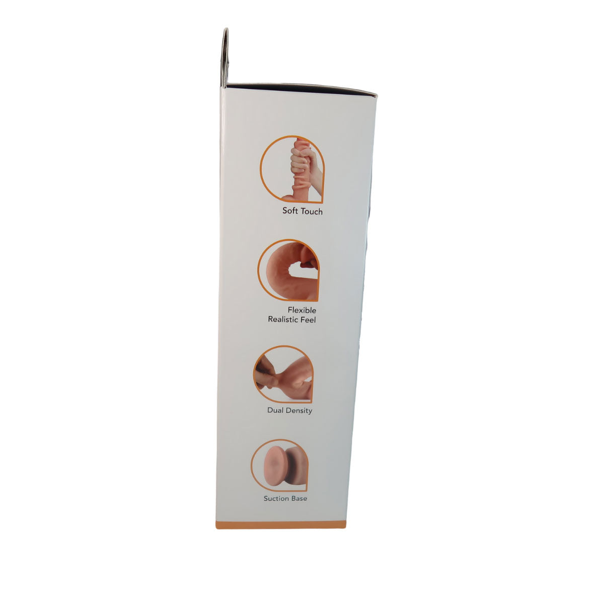 Real Skin 7.5" Dual Layer Dildo - Light Brown