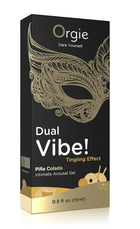 Dual Vibe Pina Colada Kissable Liquid Vibrator 15ml