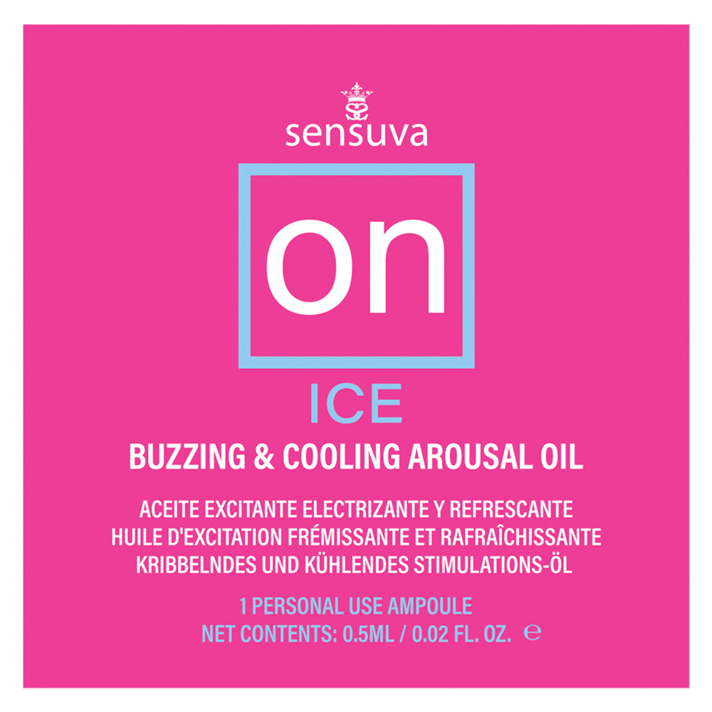 On Ice Buzzing & Cooling Female Arousal Oil 0.01 Oz. Ampoule
