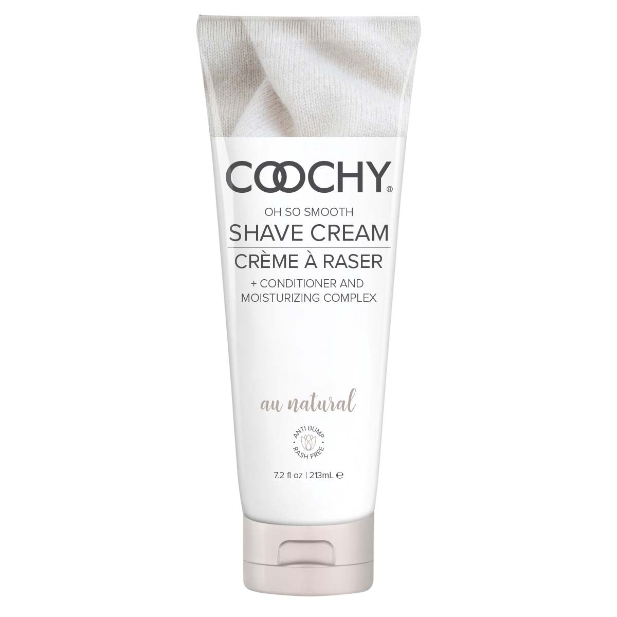 Coochy Shave Cream Au Natural 7.2 Oz