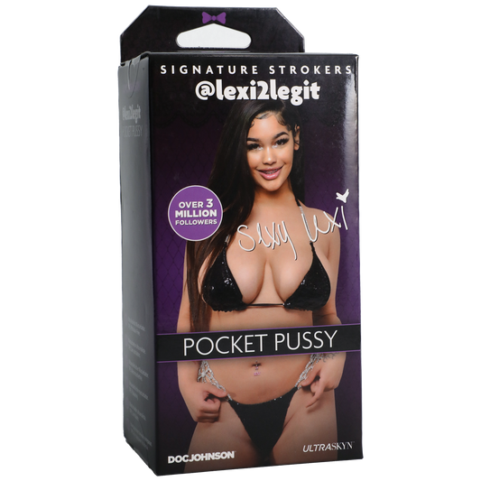 Signature Strokers Girls of Social Media Lexi2legit Ultraskyn Pocket Pussy