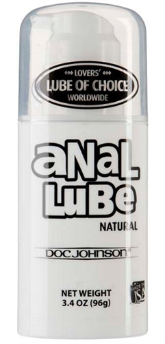Anal Lube Natural Lubricant 3.4 Oz. Bulk