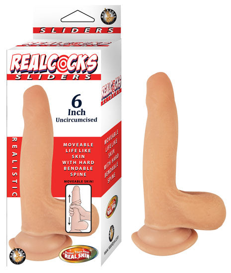 Realcocks Sliders 6" Uncircumsized Flesh