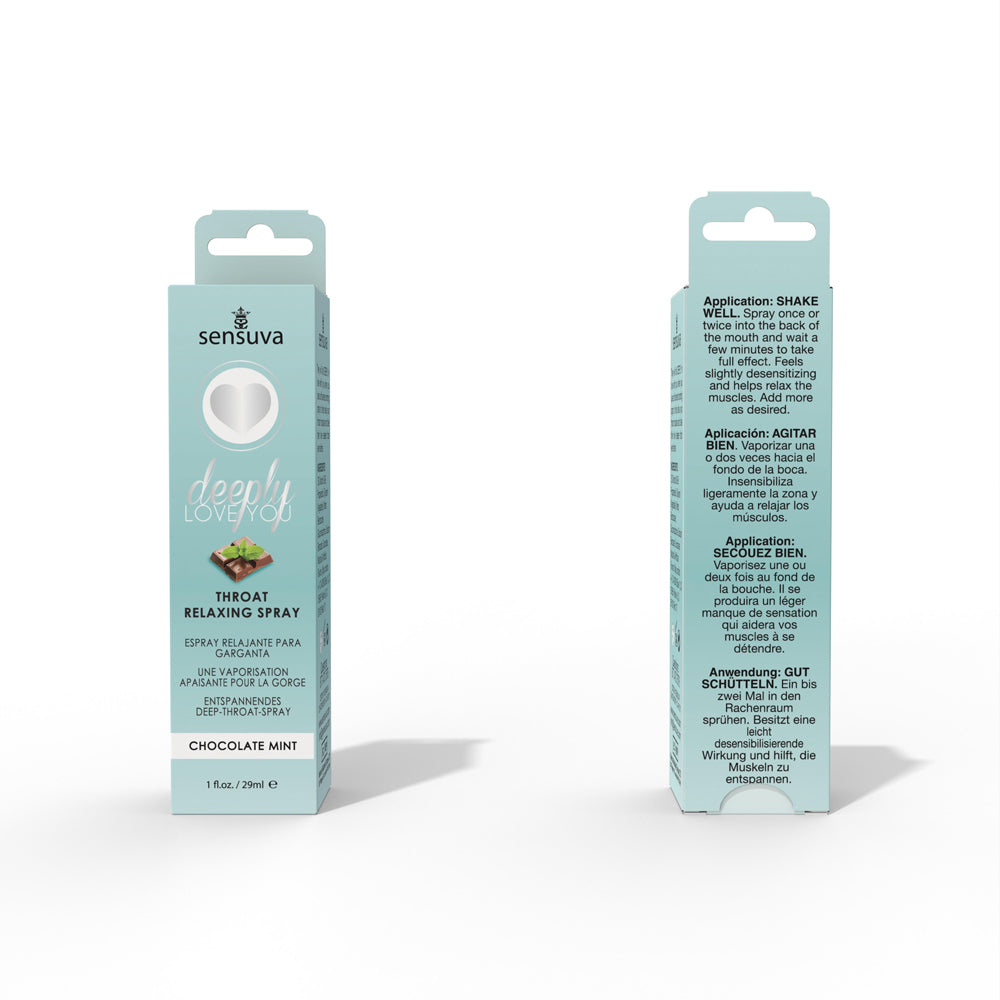 Deeply Love You Throat Relaxing Spray Chocolate 1 Fl. Oz.