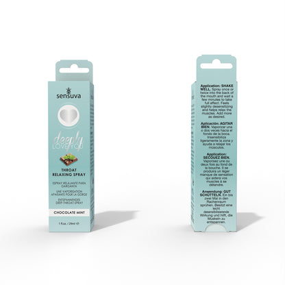 Deeply Love You Throat Relaxing Spray Chocolate 1 Fl. Oz.