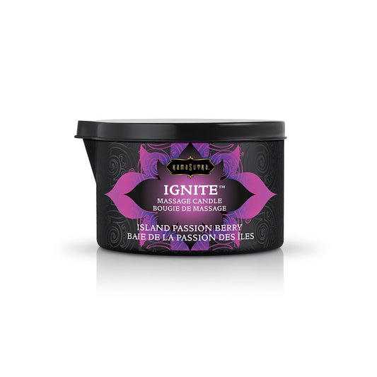 Ignite Massage Candle Island Passion Berry 6 Oz.