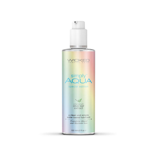 Simply Aqua Water Based Lubricant 4 Fl. Oz. Special Edition