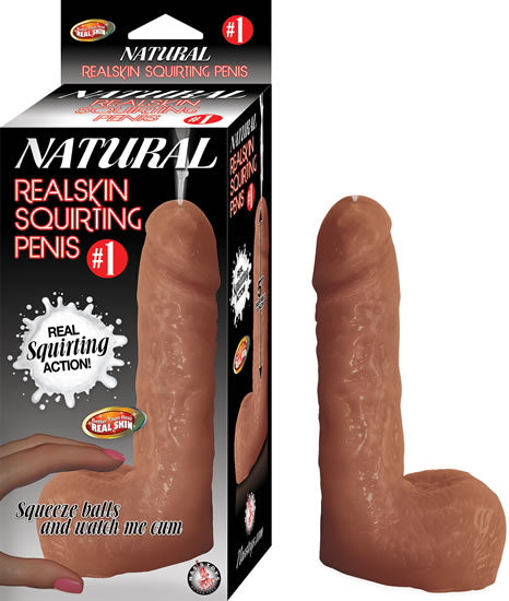 #1 Natural Realskin Squirting Penis