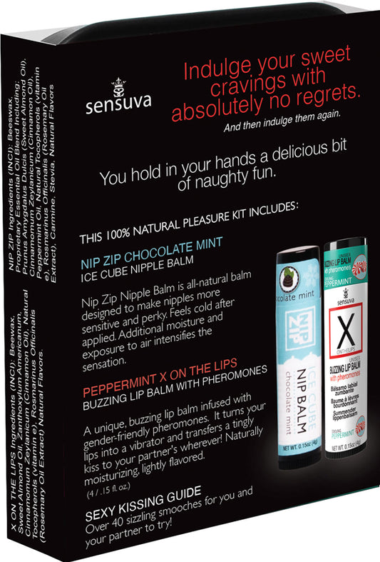 Lips and Nips Pleasure Kit Chocolate Peppermint