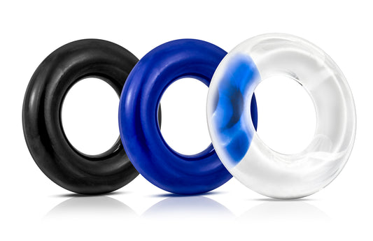 Donut Rings Assorted Colors 50 Pieces Display