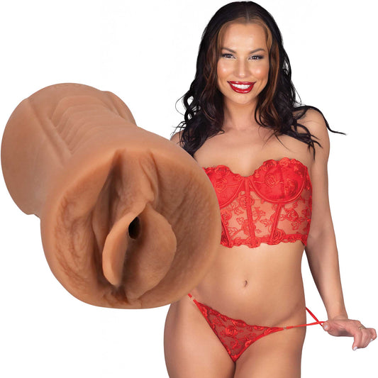 Signature Strokers Aidra Fox Ultraskyn Pocket Pussy Caramel