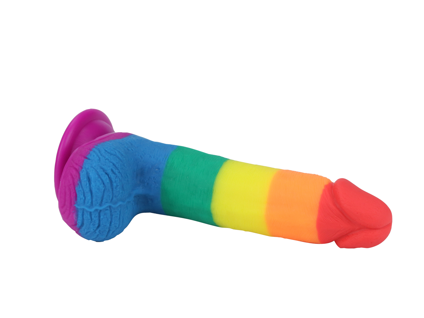 7.5" Pride Dildo Rainbow