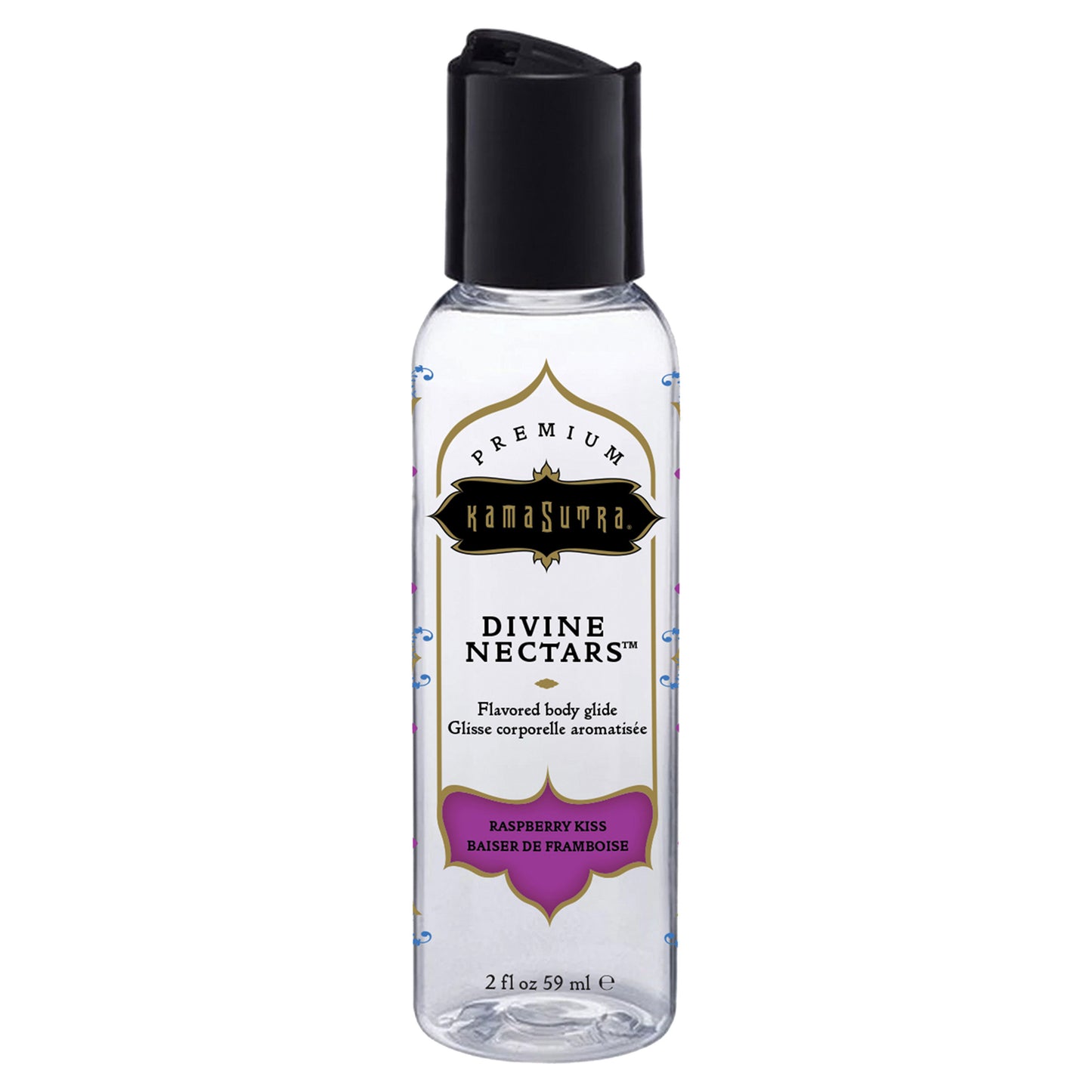 Divine Nectars Flavored Body Glide Raspberry Kiss 2 Fl. Oz. 59ml