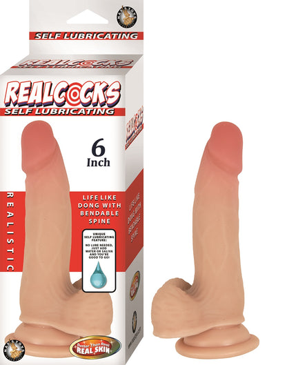 Realcocks Self Lubricating Dong Inch Flesh
