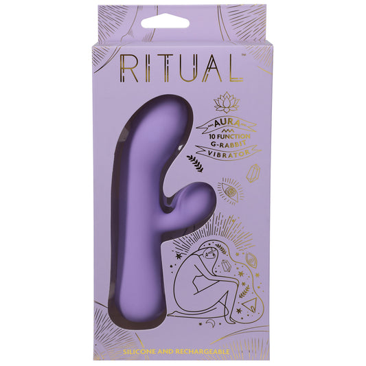 Ritual Aura Rechargeable Silicone Rabbit Vibe Lilac