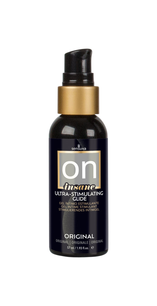 On Insane Ultra Stimulating Glide Original Unflavored 2 Fl. Oz. 57ml Bottle