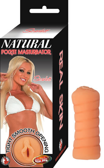 Natural Pocket Masturbator Scarlet Flesh