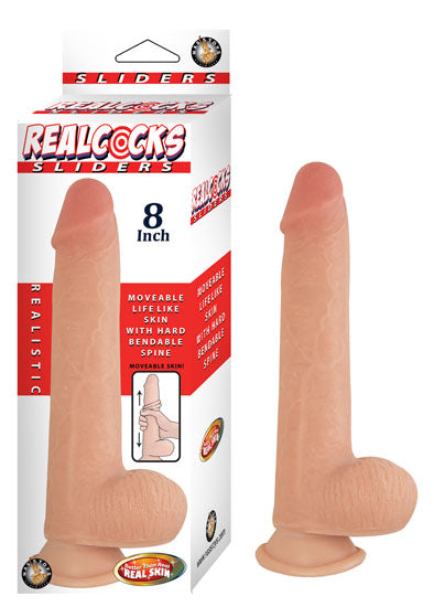 Realcocks Sliders 8" Flesh