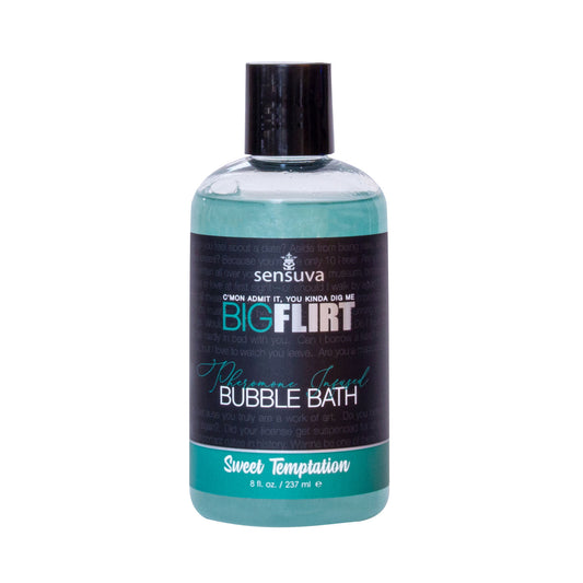 Big Flirt Pheromone Infused Bubble Bath Sweet Temptations 8 Fl. Oz.