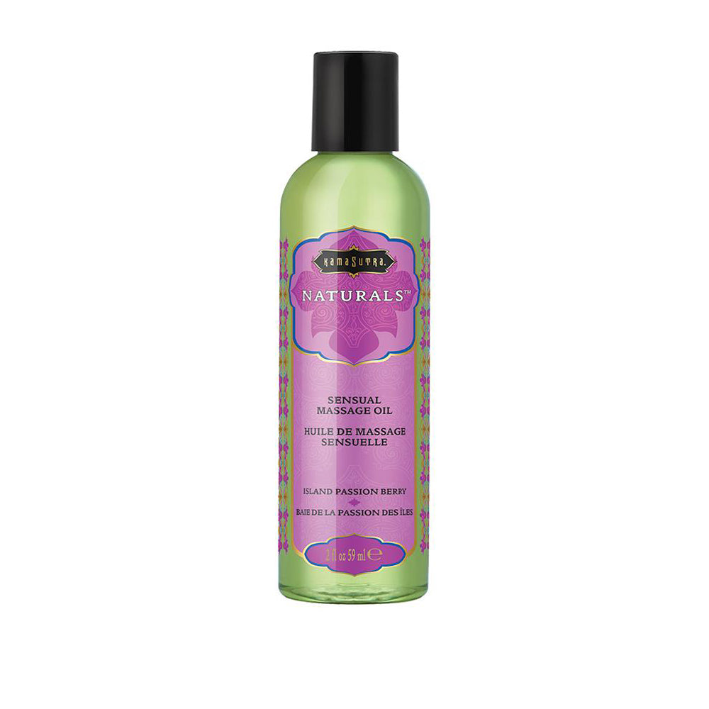 Naturals Massage Oil Island Passion Berry 2 Fl Oz 59 ml