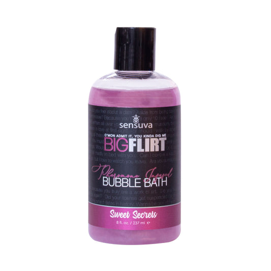 Big Flirt Pheromone Infused Bubble Bath Sweet Secrets 8 Fl. Oz.
