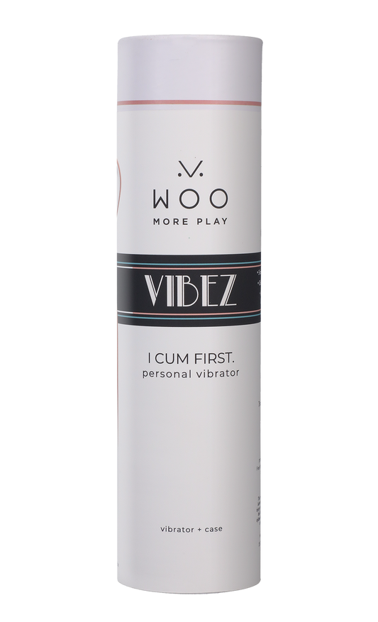 Woo Vibez I Cum First Clitoral Vibrator and Travel Case