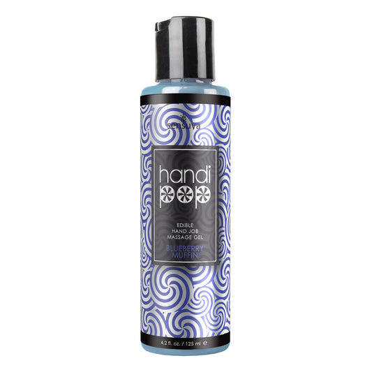 Handipop Edible Handjob Massage Gel Blueberry Muffin 4.2 Fl. Oz.