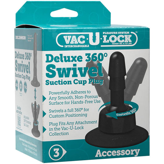 Vac U Lock Deluxe 360 Swivel Suction Cup Plug